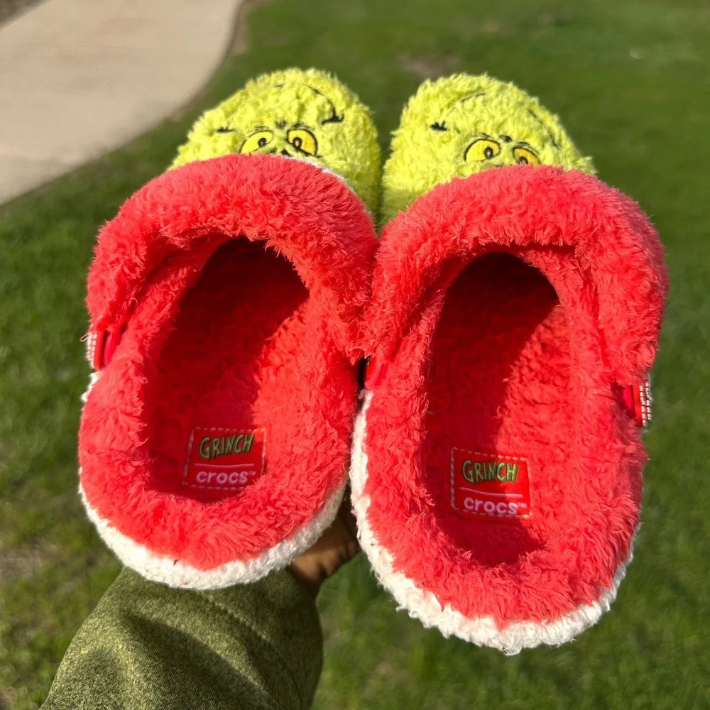 Crocs‎ x The Grinch Little Kids Classic Lined Clogs Little Kids Size 13 Shoes